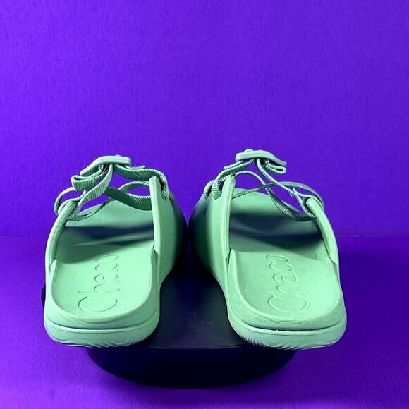 Chaco Chilos Slides-Jade-Kids Size 4 - Picture 4 of 8
